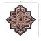 Homeroots 7 ft. Maroon & Gray Medallion Area Rug 396153 - alternate 9